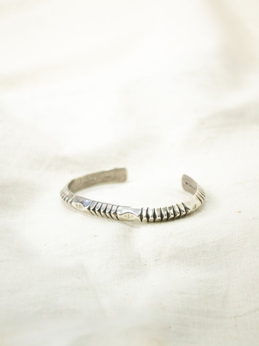 DELBERT VANDEVER SILVER BANGLE