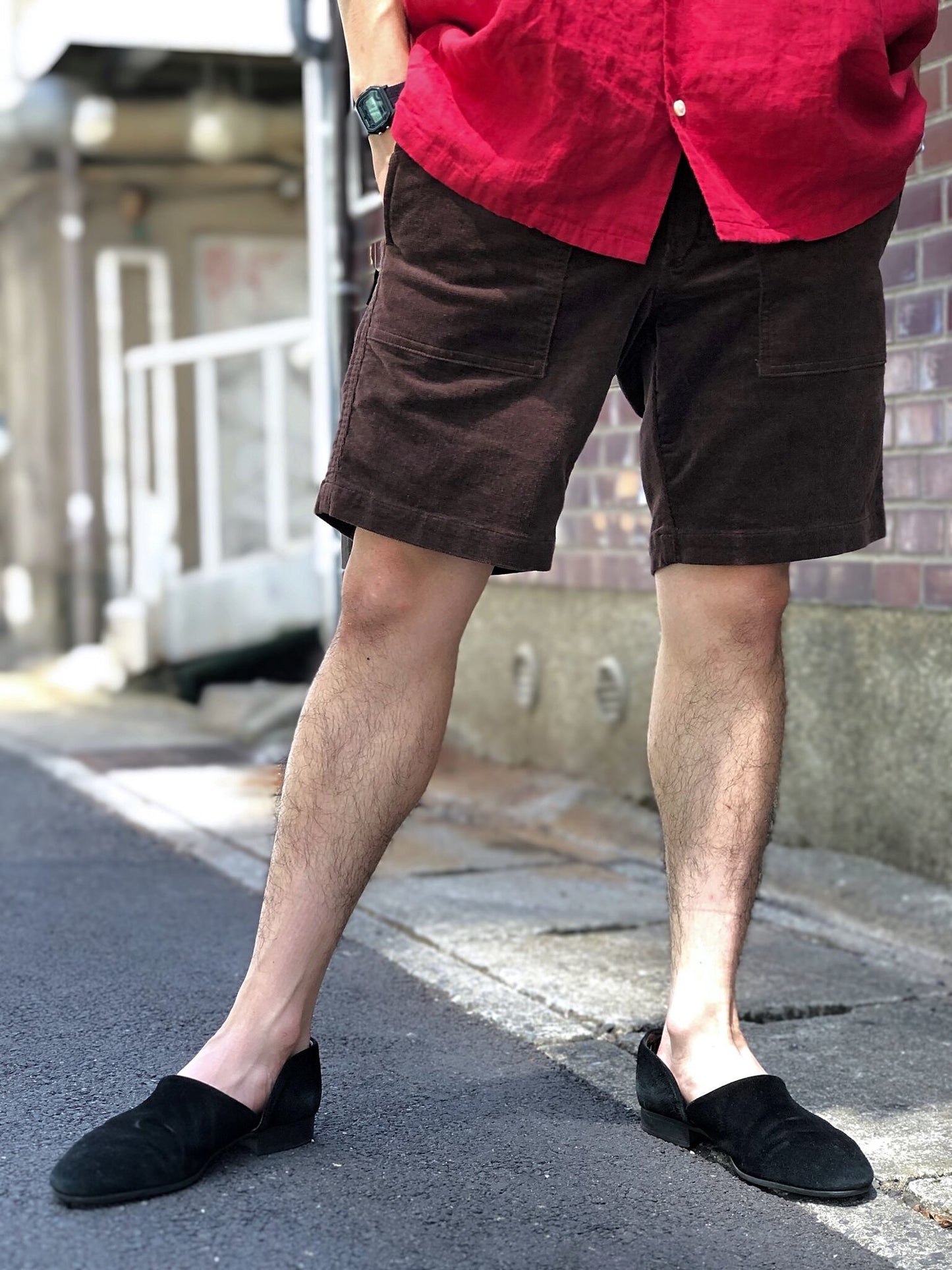 WYTHE Short Pants / brown