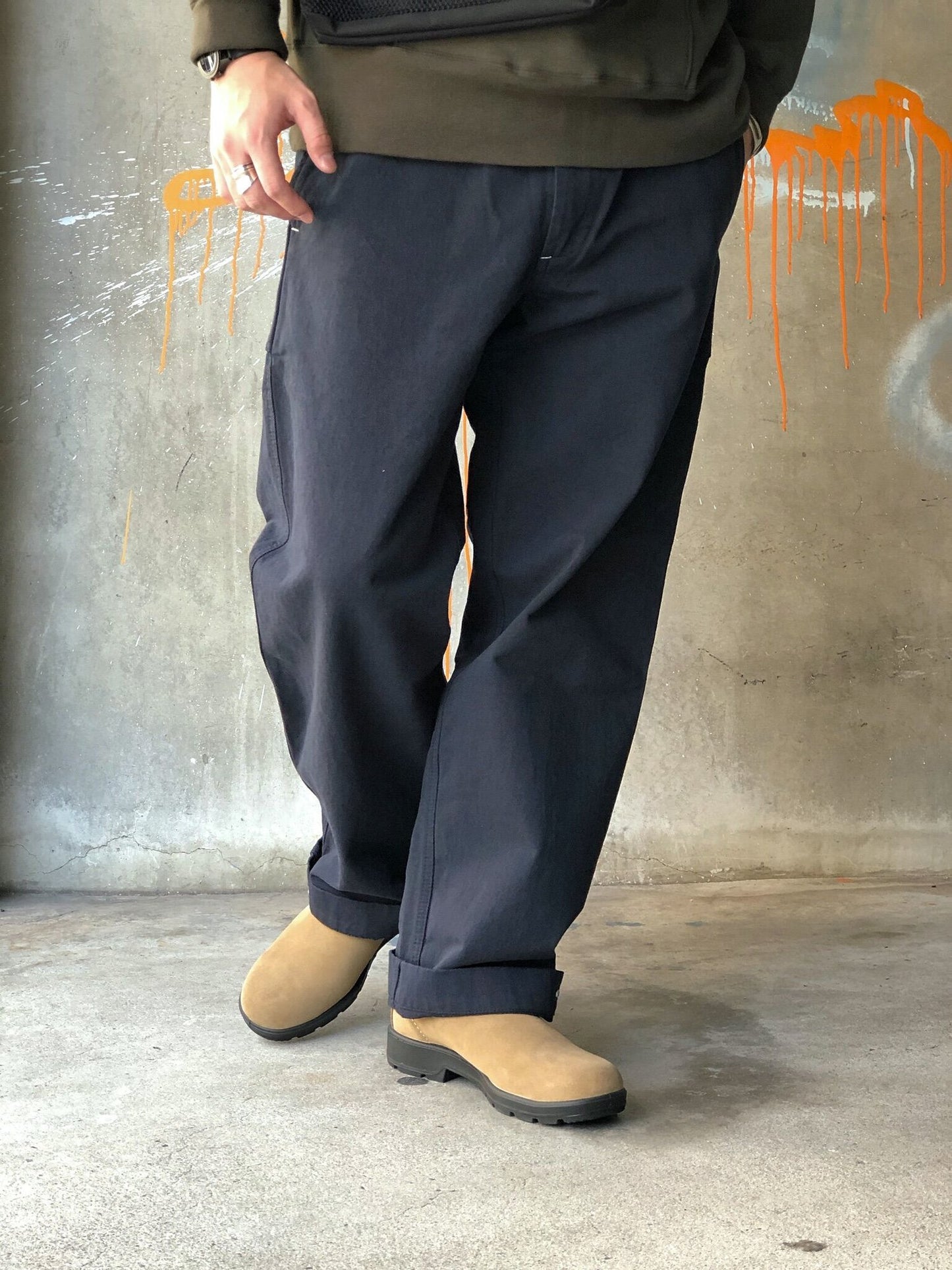 LIKE "VINTAGE" CHINO PANTS / NAVY