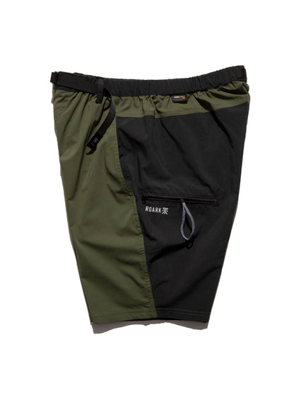 RSJ720 / BOATMAN TECH SHORTS / ARMY