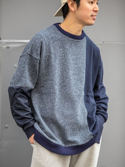 TPS-288 / GRUNGEBOY KNIT for FLATBUSH / NAVY