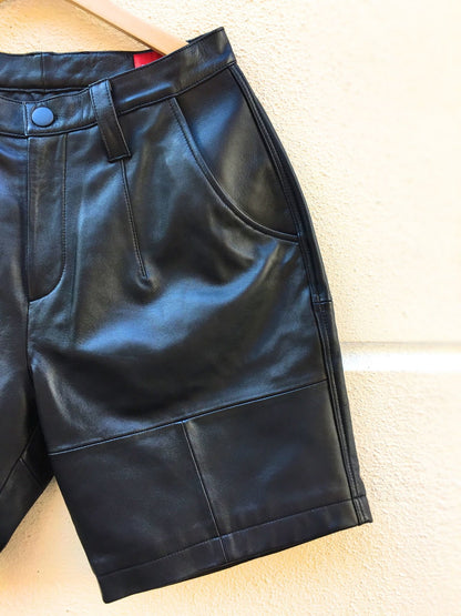 Necessary Leather Shorts / black