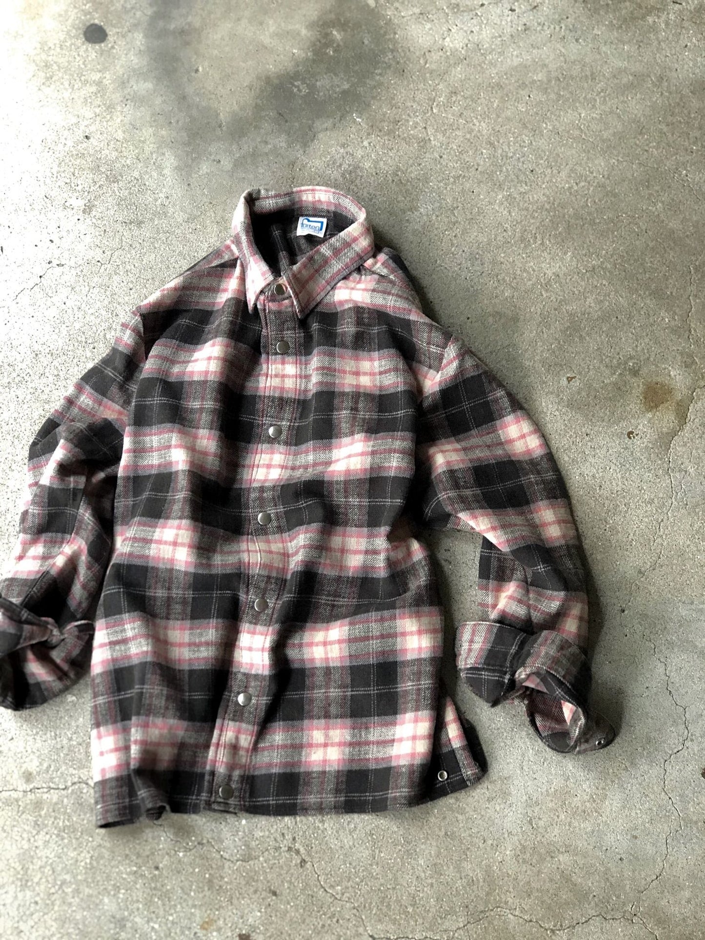 GOWANUS JKT(FLANNEL CHECK) / BLACK
