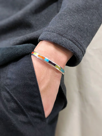 LARRY LORETTO INLAY BANGLE / TYPE I