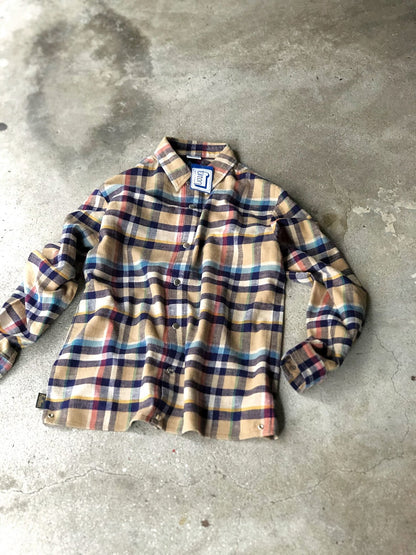 GOWANUS JKT(FLANNEL CHECK) / BEIGE