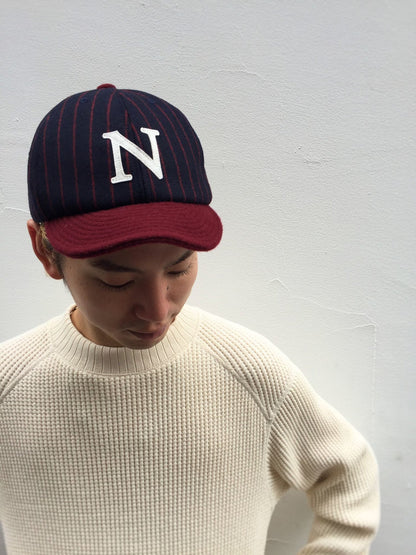 MTO Happy Cap / navy stripe