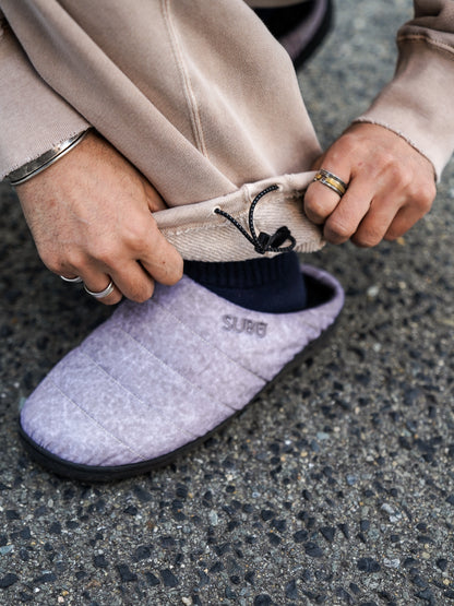 PIGMENT DYED TUCK WIDE SWEAT PANTS / Beige