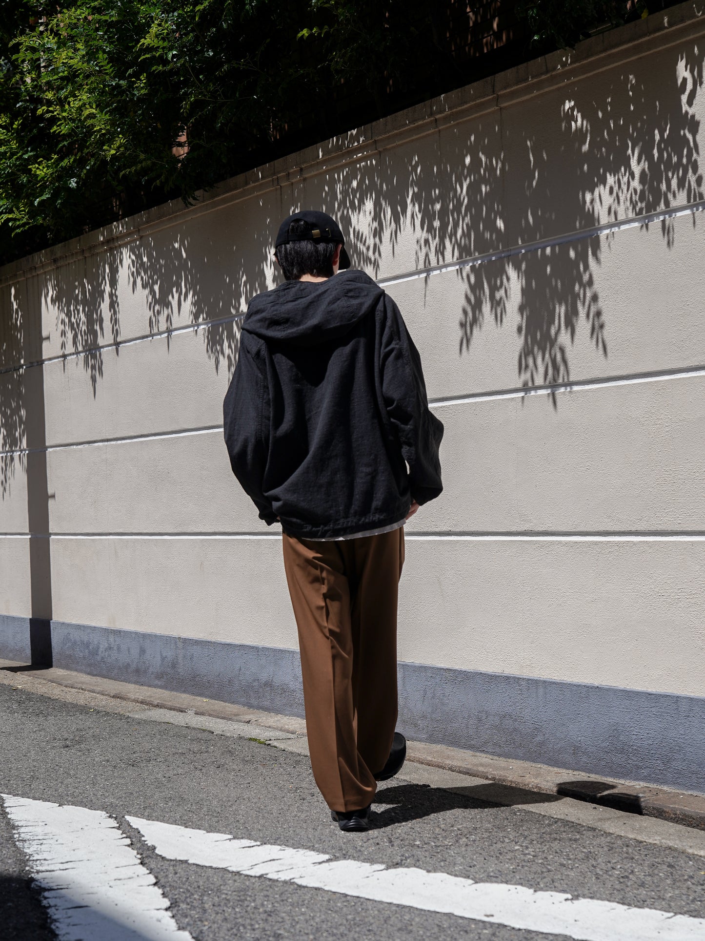 CENTER PRESS L POCKET SLACKS / Brown