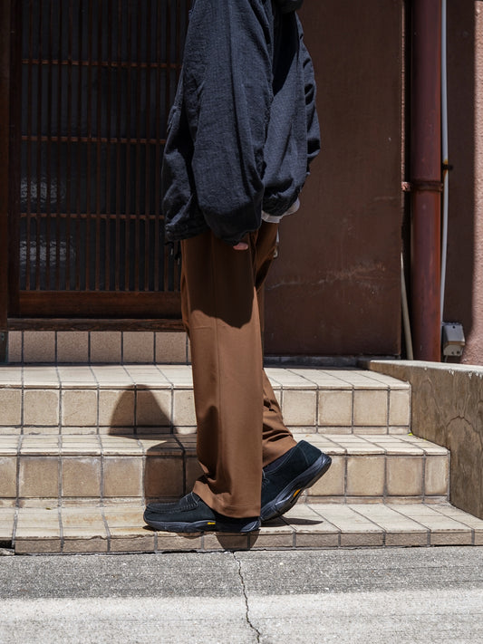 CENTER PRESS L POCKET SLACKS / Brown