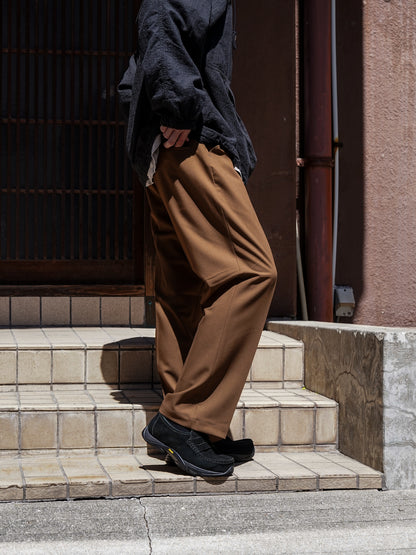 CENTER PRESS L POCKET SLACKS / Brown