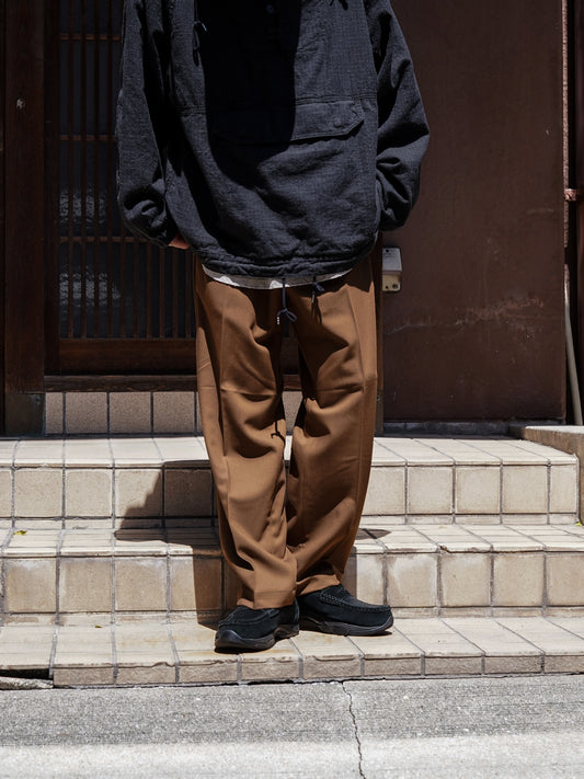 CENTER PRESS L POCKET SLACKS / Brown
