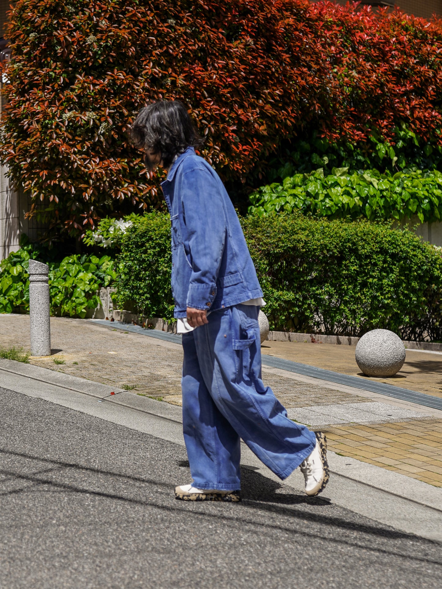 NEO COVERALL DAMAGED / Dusty Blue