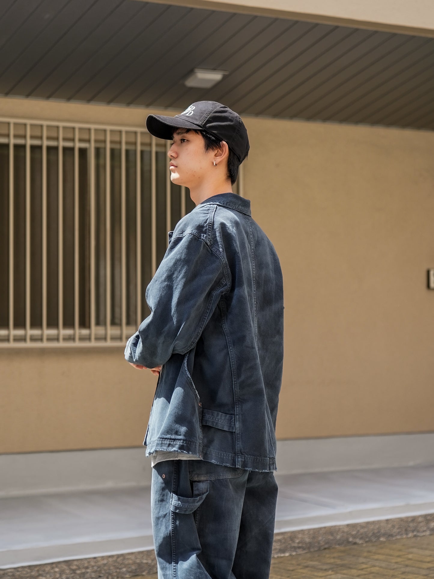 NEO COVERALL DAMAGED / Sumi Black