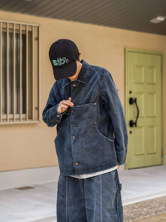 NEO COVERALL DAMAGED / Sumi Black
