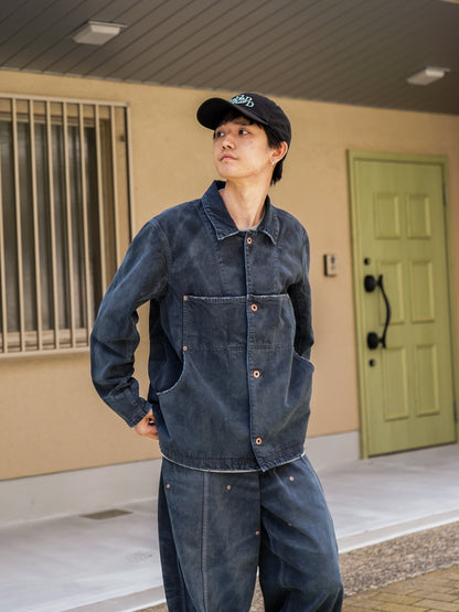NEO COVERALL DAMAGED / Sumi Black