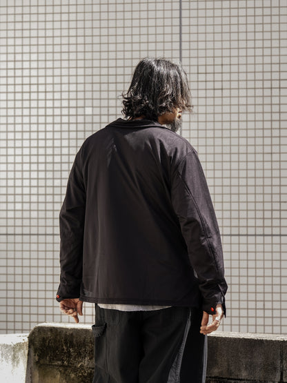 MESH SKIPPER SHIRTS / Black