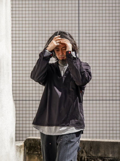 MESH SKIPPER SHIRTS / Black