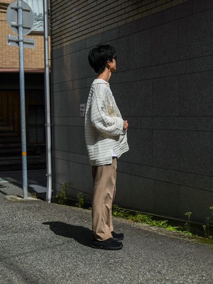 CENTER PRESS L POCKET SLACKS / Beige