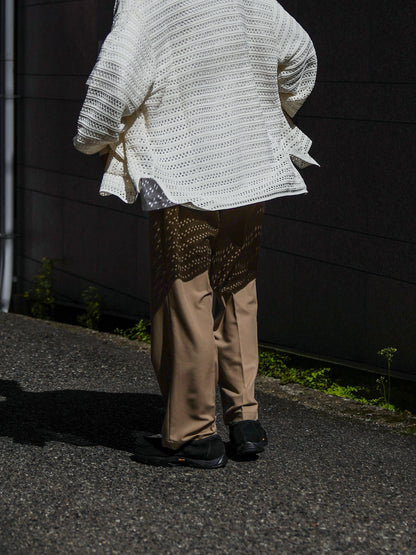 CENTER PRESS L POCKET SLACKS / Beige
