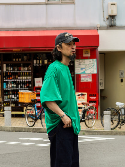LOGO SUPER BIG TECH SS TEE / Green