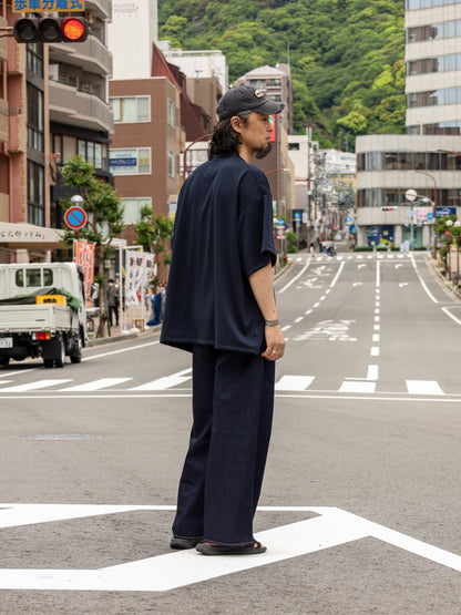 LOGO SUPER BIG TECH SS TEE / Navy
