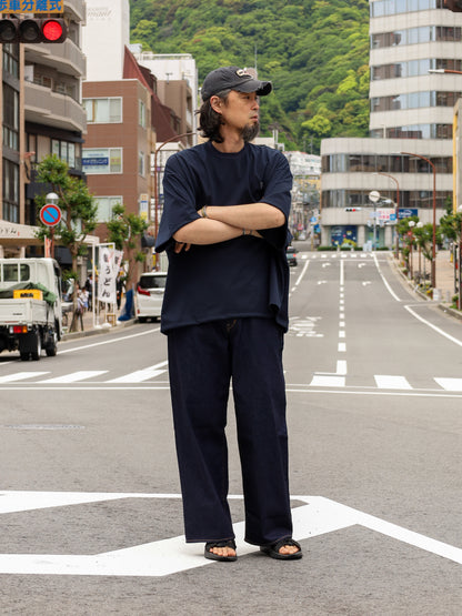 LOGO SUPER BIG TECH SS TEE / Navy