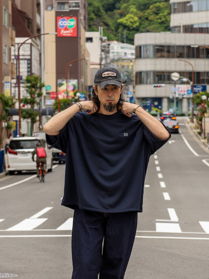 LOGO SUPER BIG TECH SS TEE / Navy
