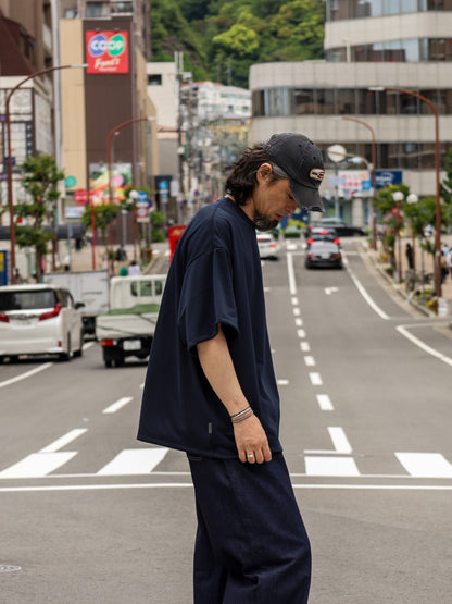 LOGO SUPER BIG TECH SS TEE / Navy