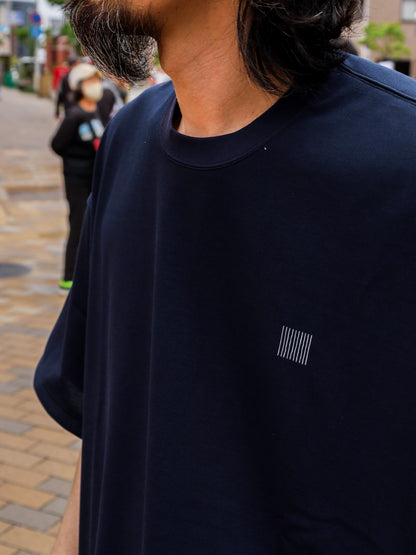 LOGO SUPER BIG TECH SS TEE / Navy