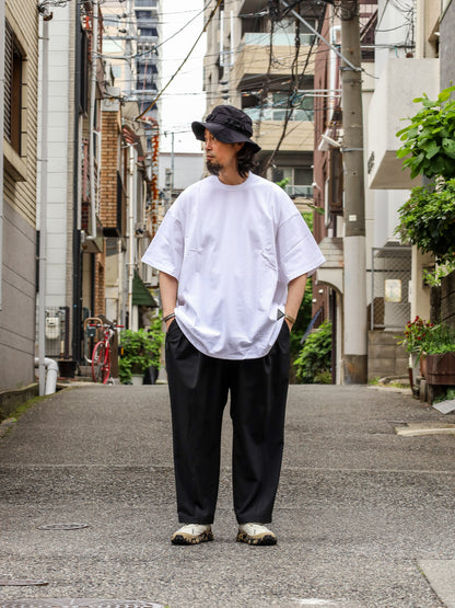 SUPER BIG ROUND SS TEE / White