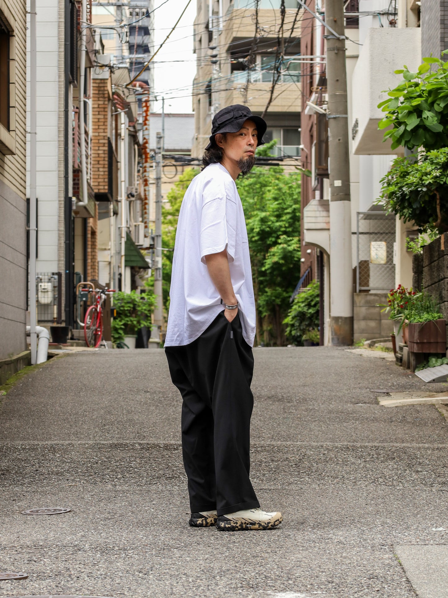 SUPER BIG ROUND SS TEE / White