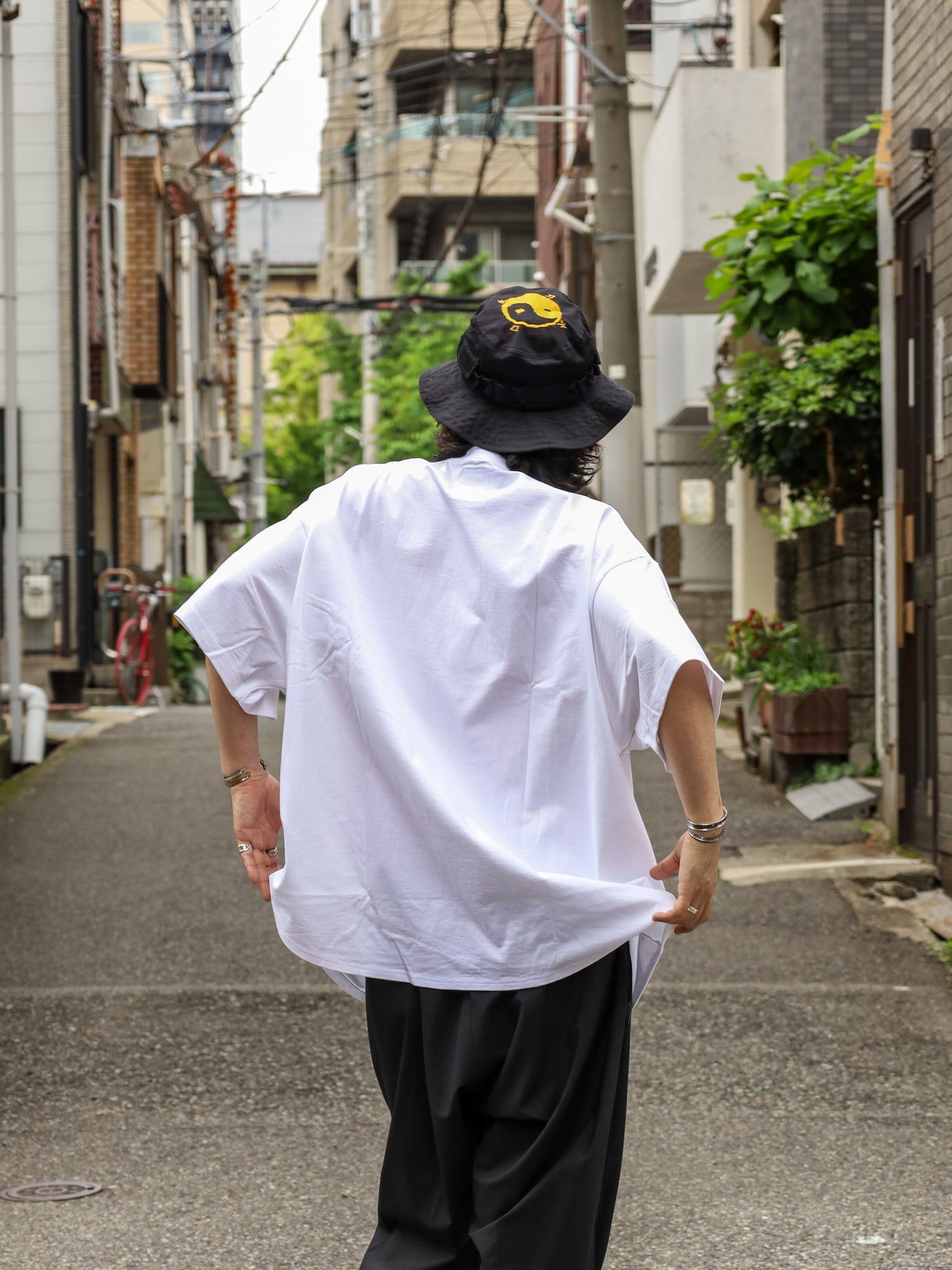 SUPER BIG ROUND SS TEE / White