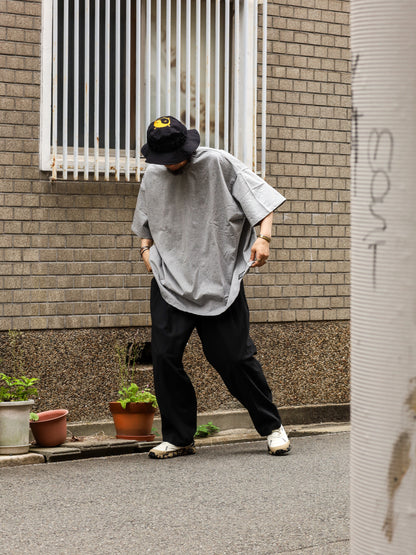 SUPER BIG ROUND SS TEE / Grey M