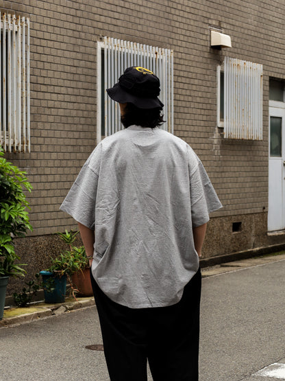 SUPER BIG ROUND SS TEE / Grey M