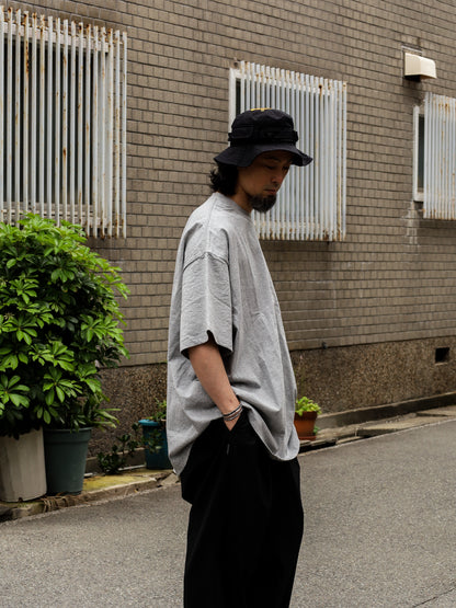SUPER BIG ROUND SS TEE / Grey M