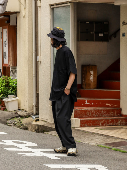 SUPER BIG ROUND SS TEE / Black