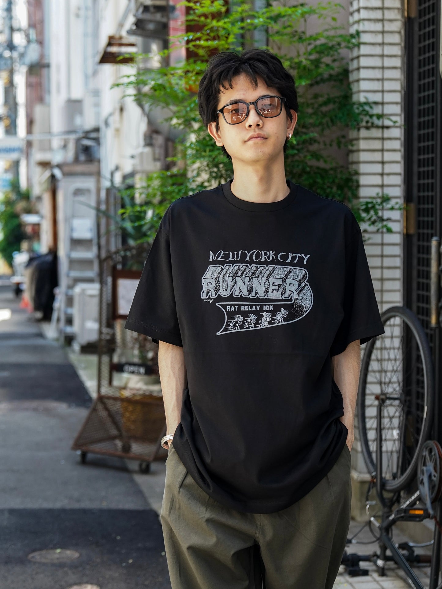 NYC RUNNING S/S T-S / 3colors