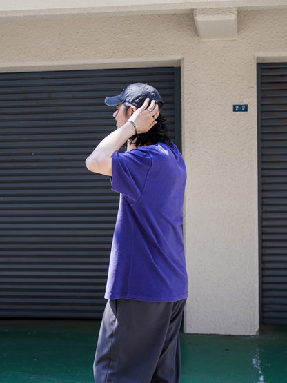 DUMMEAL BADGE SMOKY TEE / Smoky Purple