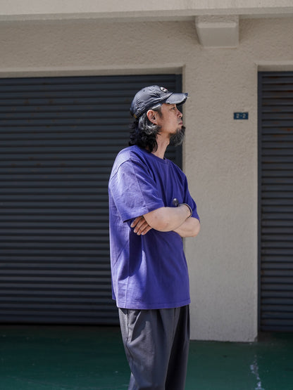 DUMMEAL BADGE SMOKY TEE / Smoky Purple