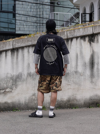 FADED BDU CAMO SHORTS / Woodland