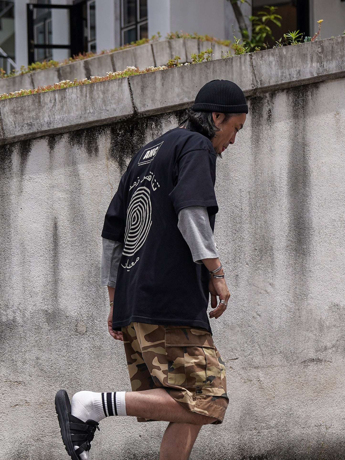 FADED BDU CAMO SHORTS / Woodland