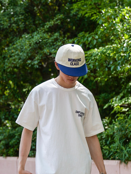 "WORKING CLASS" CAP / White × Blue