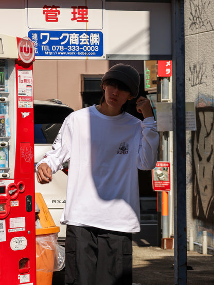 "READING RITUAL" L/S TEE / White