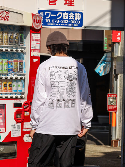 "READING RITUAL" L/S TEE / White