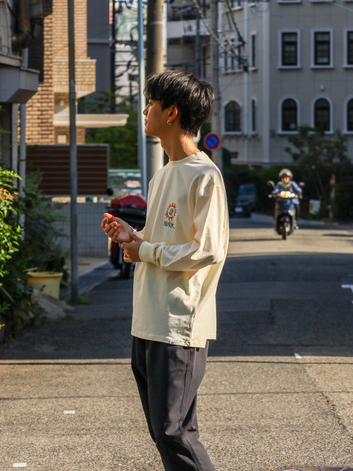 "SUNBEAM" L/S TEE / Natural