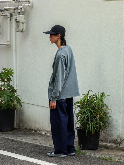 "ELEVATED" WELL WORN L/S Tee / Desert Navy