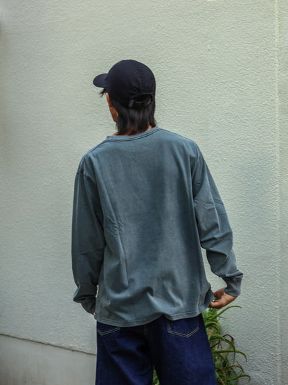 "ELEVATED" WELL WORN L/S Tee / Desert Navy