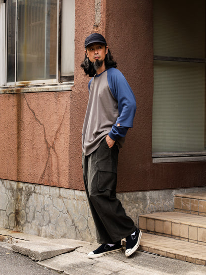 RAGLAN LAYERED LONG TEE / Limited color