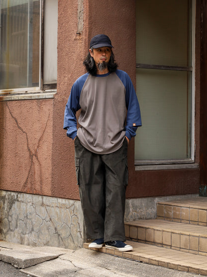 RAGLAN LAYERED LONG TEE / Limited color