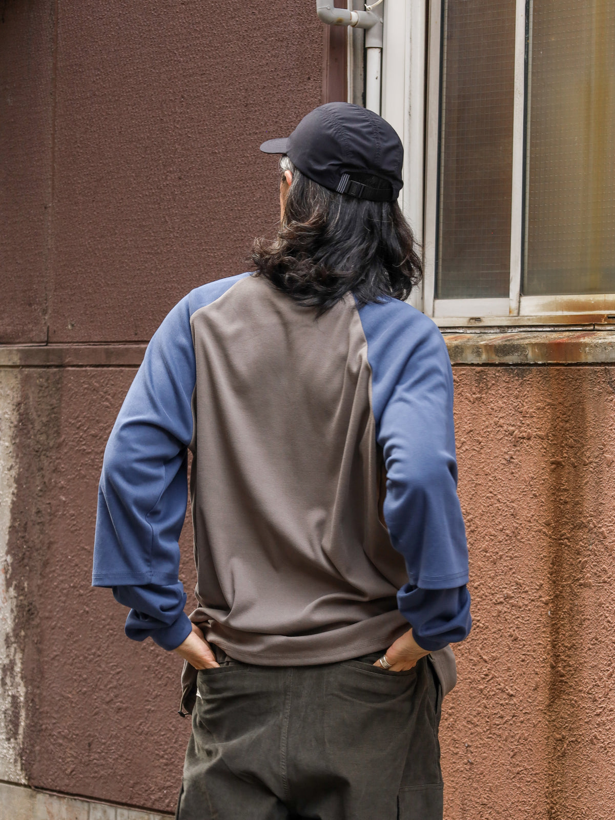 RAGLAN LAYERED LONG TEE / Limited color